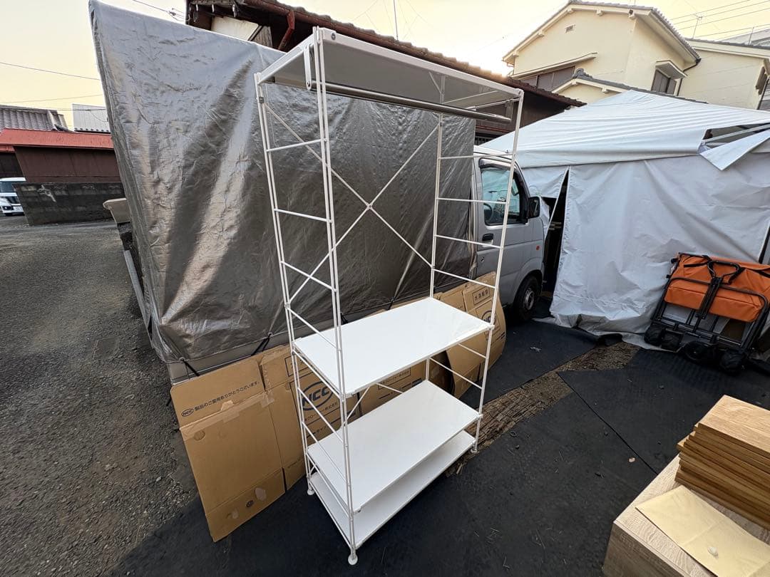 ロ*）様 無印良品　スチールユニットシェルフ　クローゼット