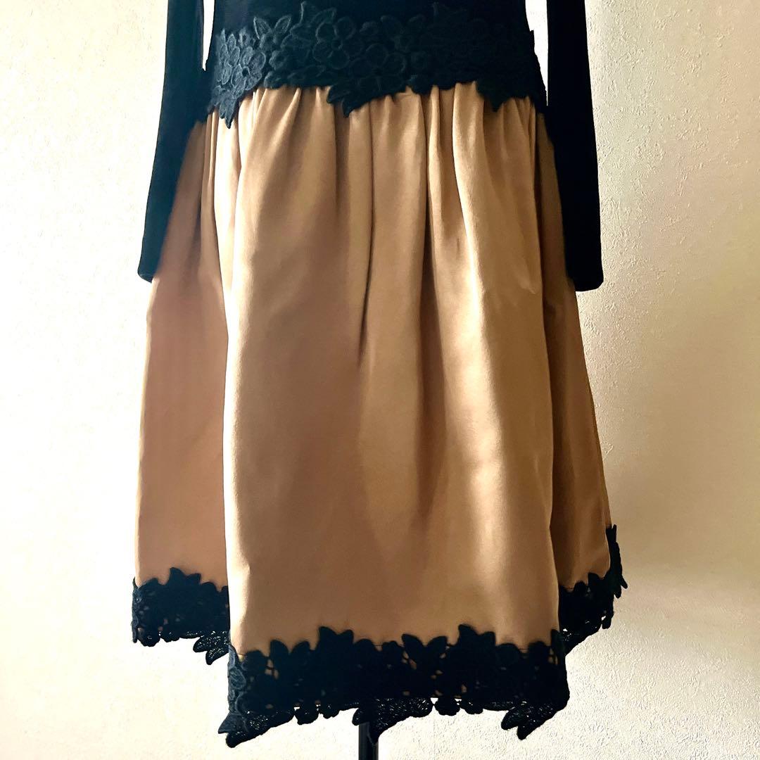【極美品】カタログ掲載　M’S GRACY エムズグレイシー切替ワンピース 40