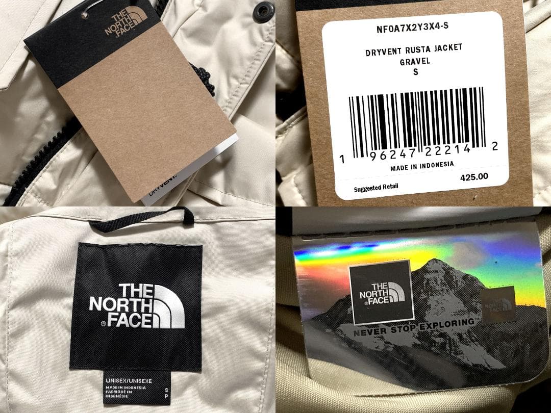 新品 ノースフェイス ドライベント ラスタジャケット 中綿 女性可 US:S