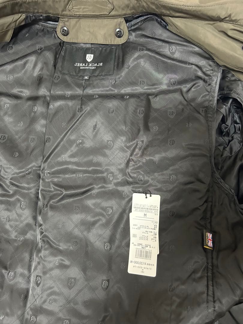 未使用品　BLACK LABEL トレンチコート (オリーブ色)