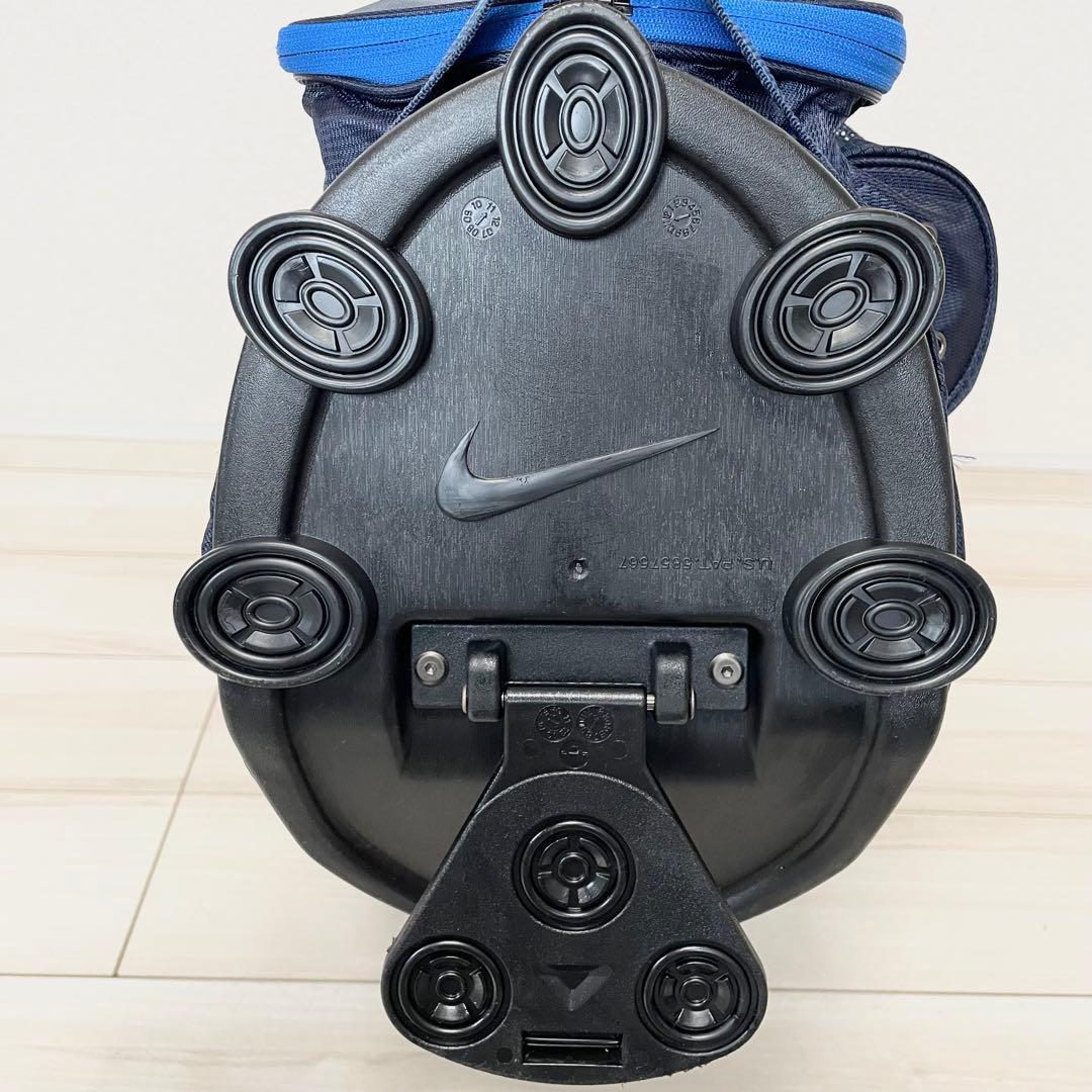 【美品】ナイキ ゴルフ スタンド　キャディバッグ BG0287 ネイビー