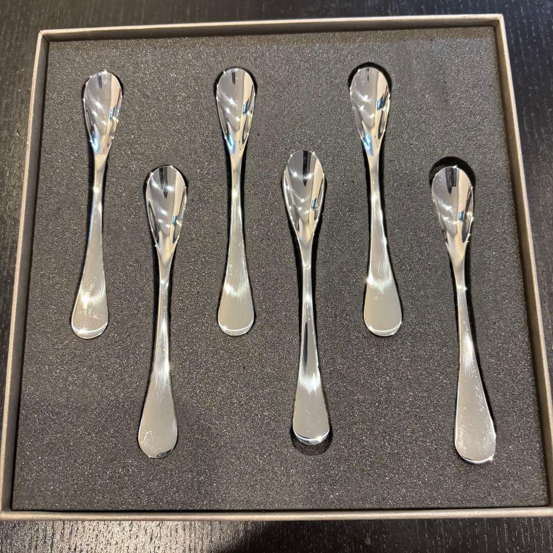 【新品未使用】Christofle スモールスプーン 6本セット
