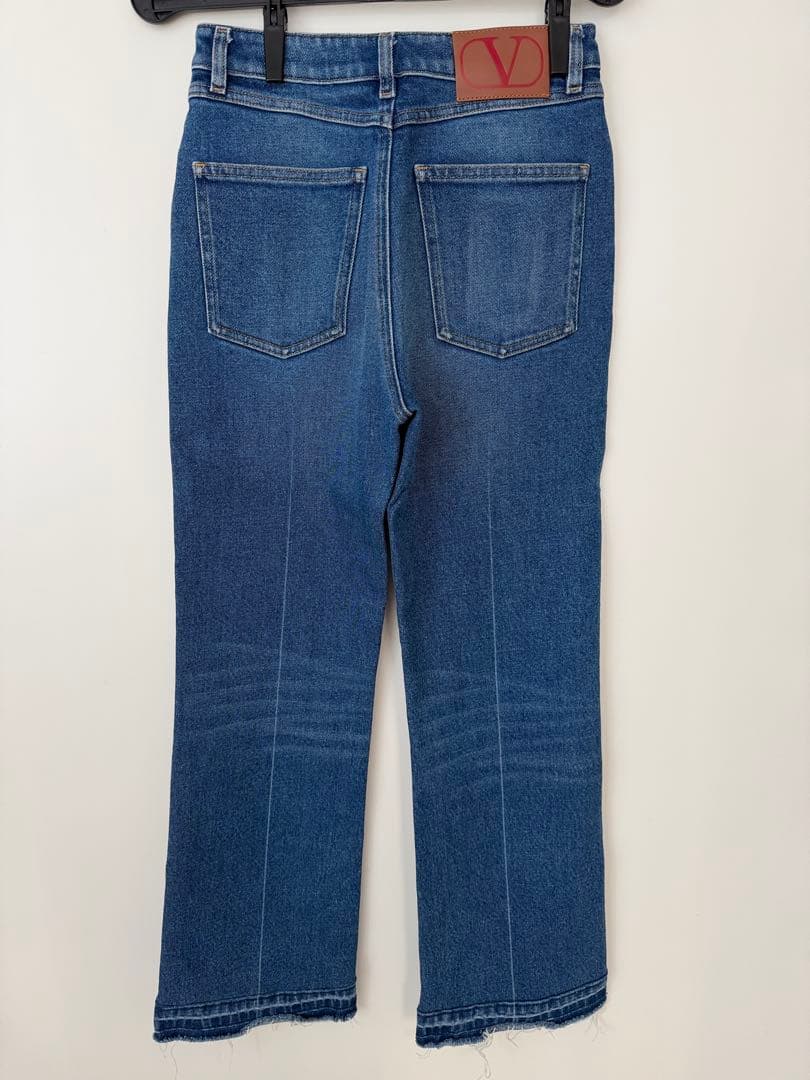 VALENTINO ブーツカットデニム　26