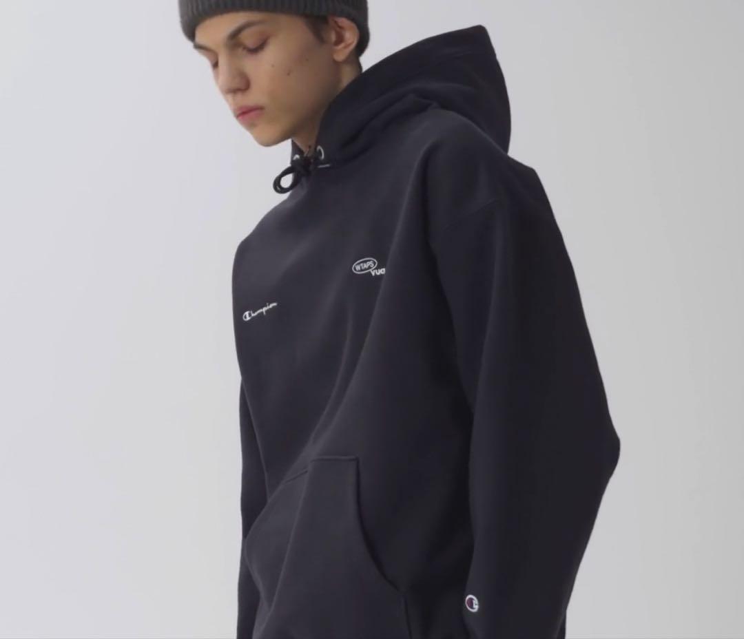 WTAPS x Champion Academy パーカー XLサイズ　ブラック
