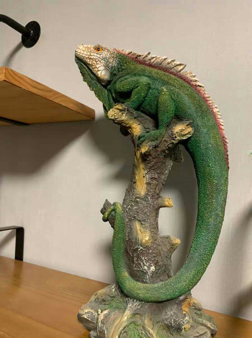 欧風 トカゲ 置物 工芸品 装飾品 樹脂