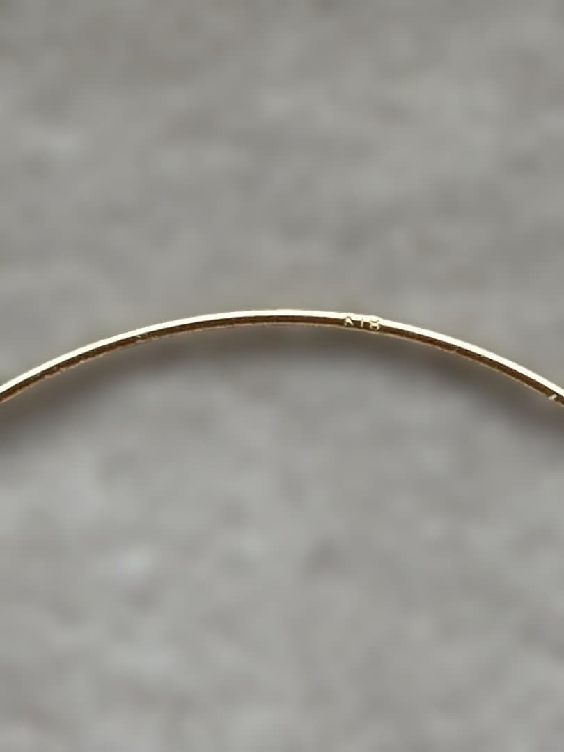 Ｋ18金とブラックダイヤのピアス