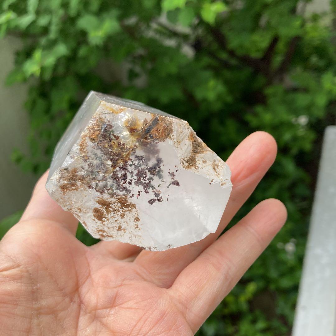 レアな庭園水晶六角柱　ヒマラヤガーデンデンドリティック水晶
