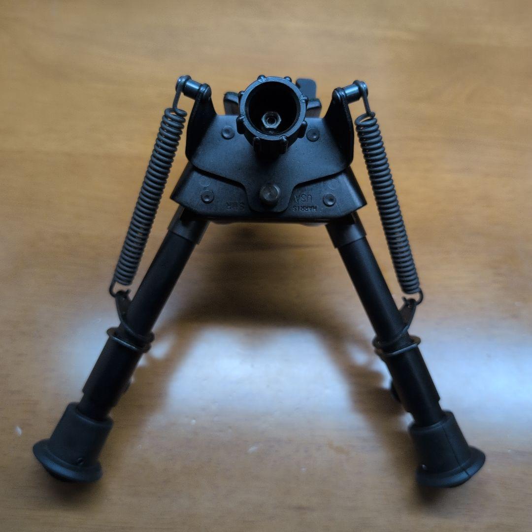 ハリスのスイングバイポッドとKACのバイポッドレールアダプターのセット
