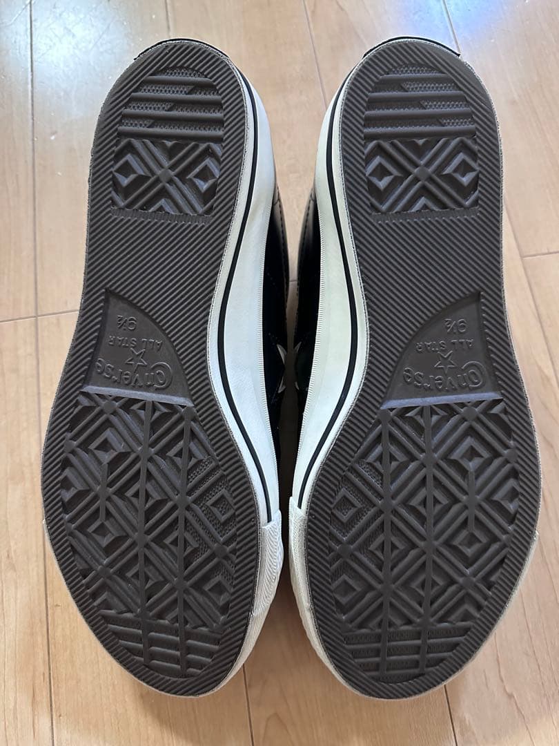 美品★ ONE STAR コンバース ワンスター 28.0㎝ ブラック レザー
