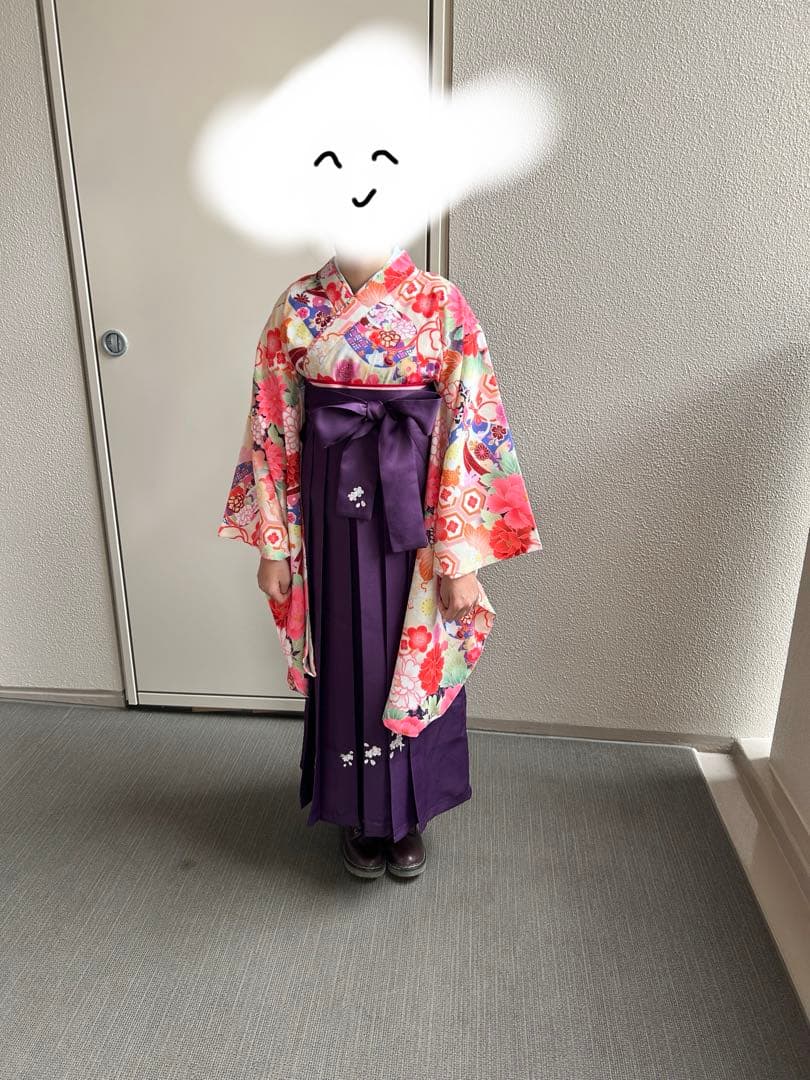 キャサリンコテージ　簡単着付け袴セット&肌襦袢　150cm