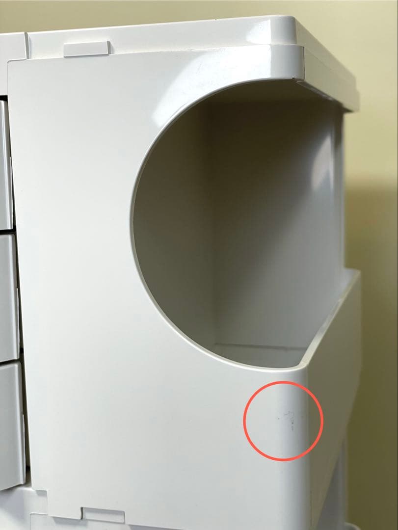 正規品　B-LINE/ボビーワゴン　5段ホワイト　MADE IN ITALY