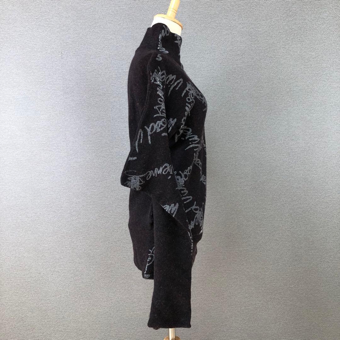 Vivienne Westwood ロゴ チェック柄 変形 ニット 2 ブラック