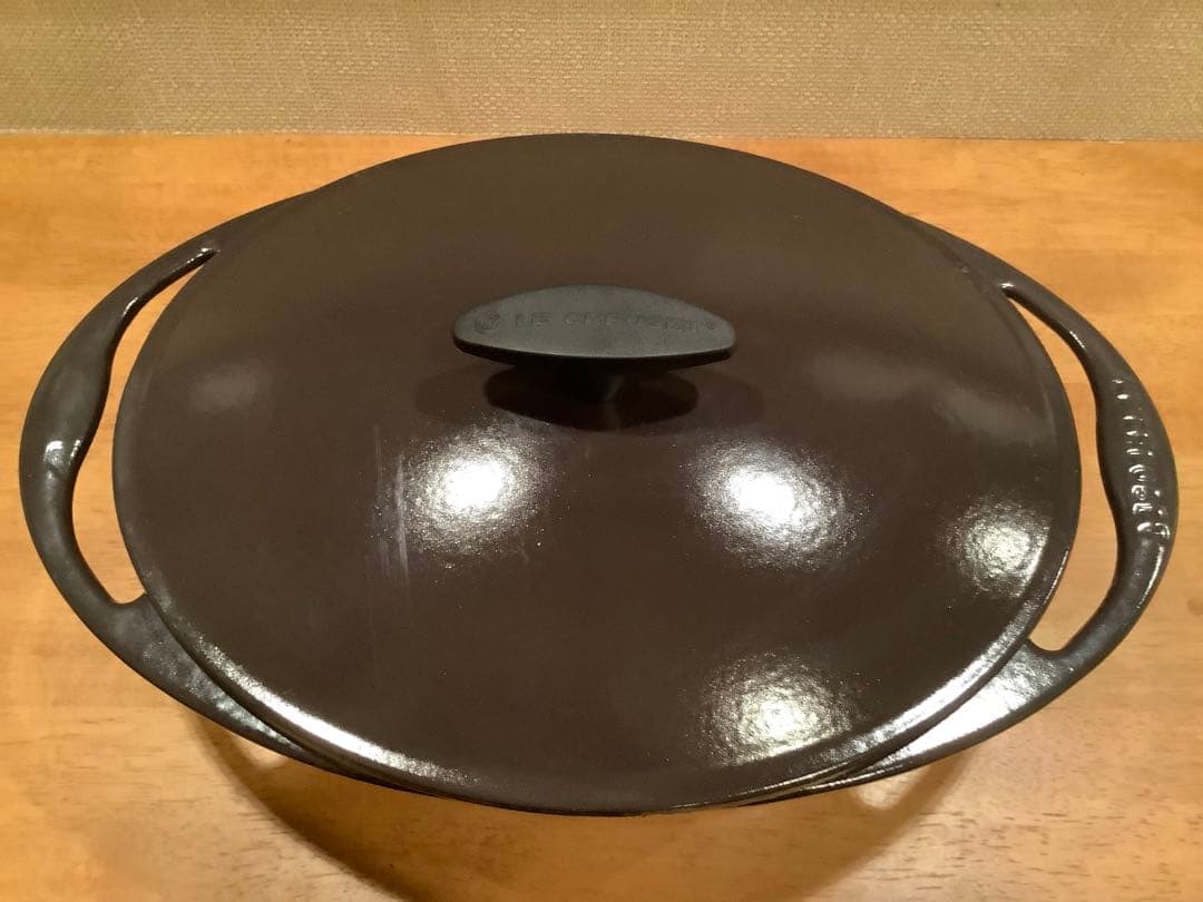 ルクルーゼ センセーションシリーズ 鋳鉄鍋 オーバルココット　27cm ショコラ