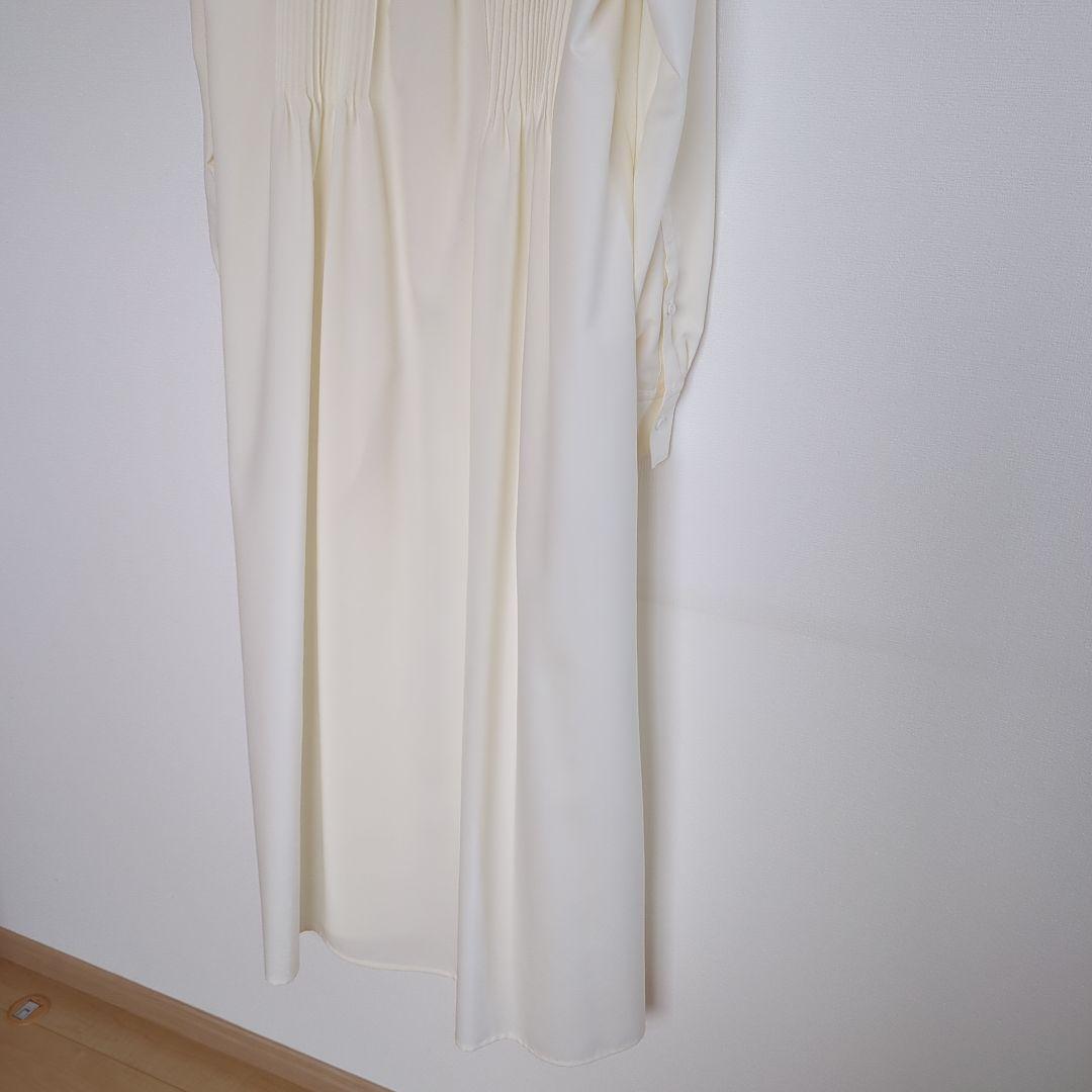 【ADORE】ピンタックバンドカラーワンピースМサイズ