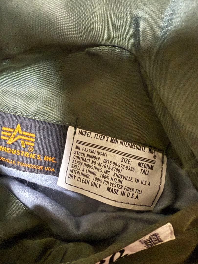 [希少]GOODENOUGH（グッドイナフ）　初期　SCR MA-1