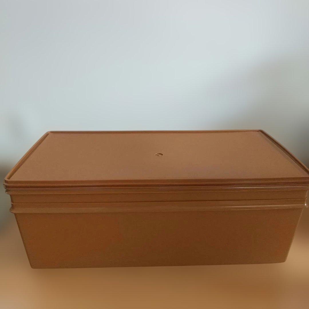 【美品】タッパーウェア ディープロングスーパーケース 大型衣装ケース 深型 2個