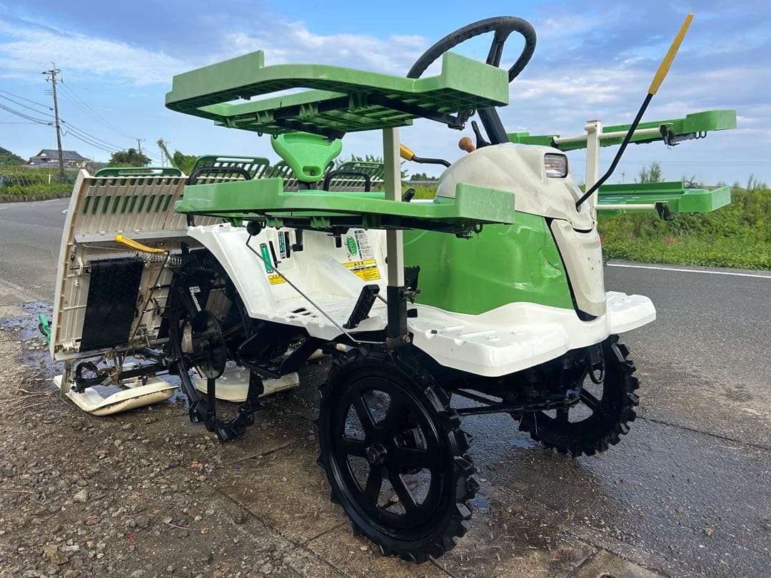 宮崎　ヤンマー　田植機 パワステ 4条植え Pes-1 　田植え機　動画あり