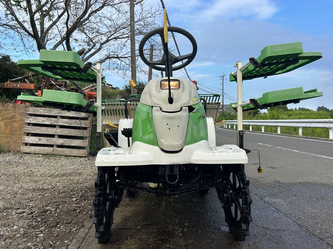 宮崎　ヤンマー　田植機 パワステ 4条植え Pes-1 　田植え機　動画あり