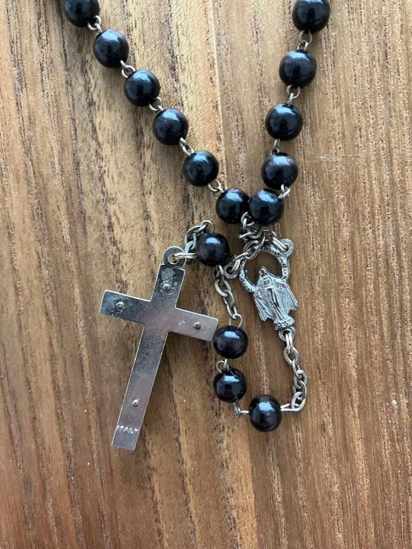 ドルチェアンドガッバーナ ロザリオネックレス ブラック