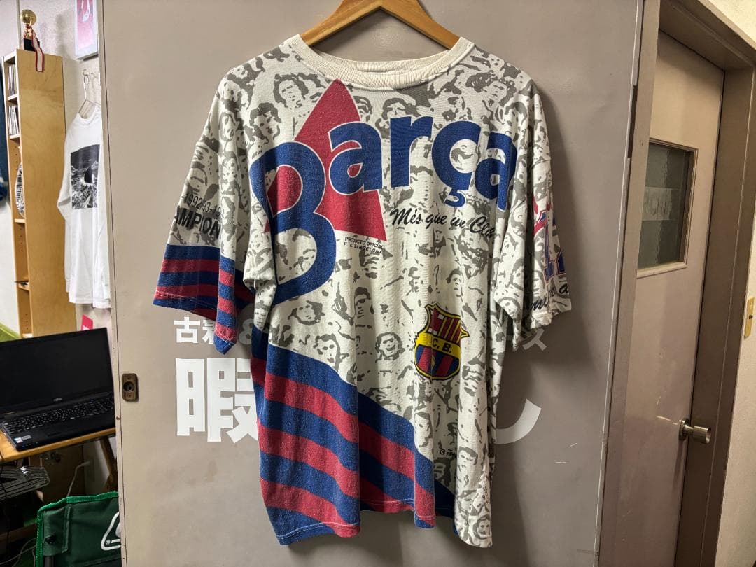 FCバルセロナ公式記念Tシャツ(歴代タイトルプリント) 94s