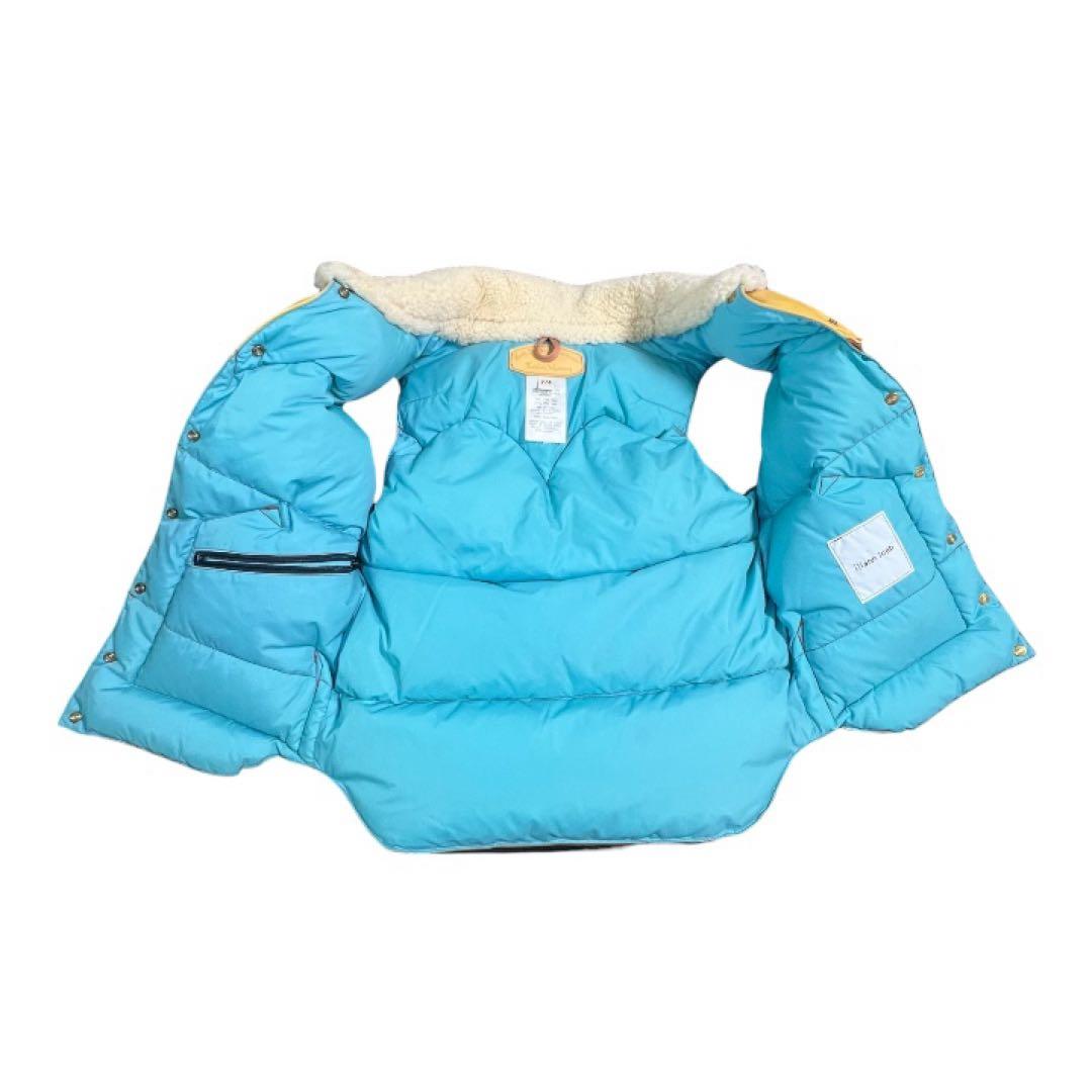 【未使用級】ロッキーマウンテン フェザーベッド ダウンベスト ボア ブラウン