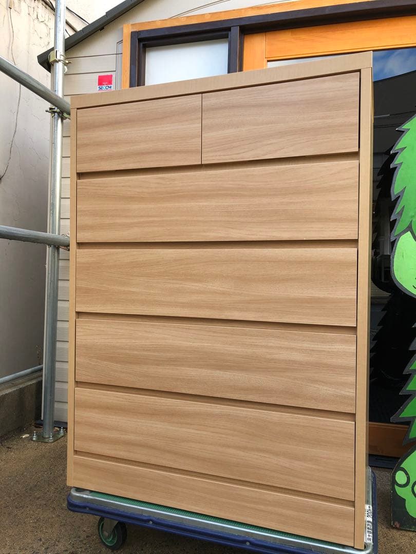 マロン80-5NA チェスト ナチュラル　タンス