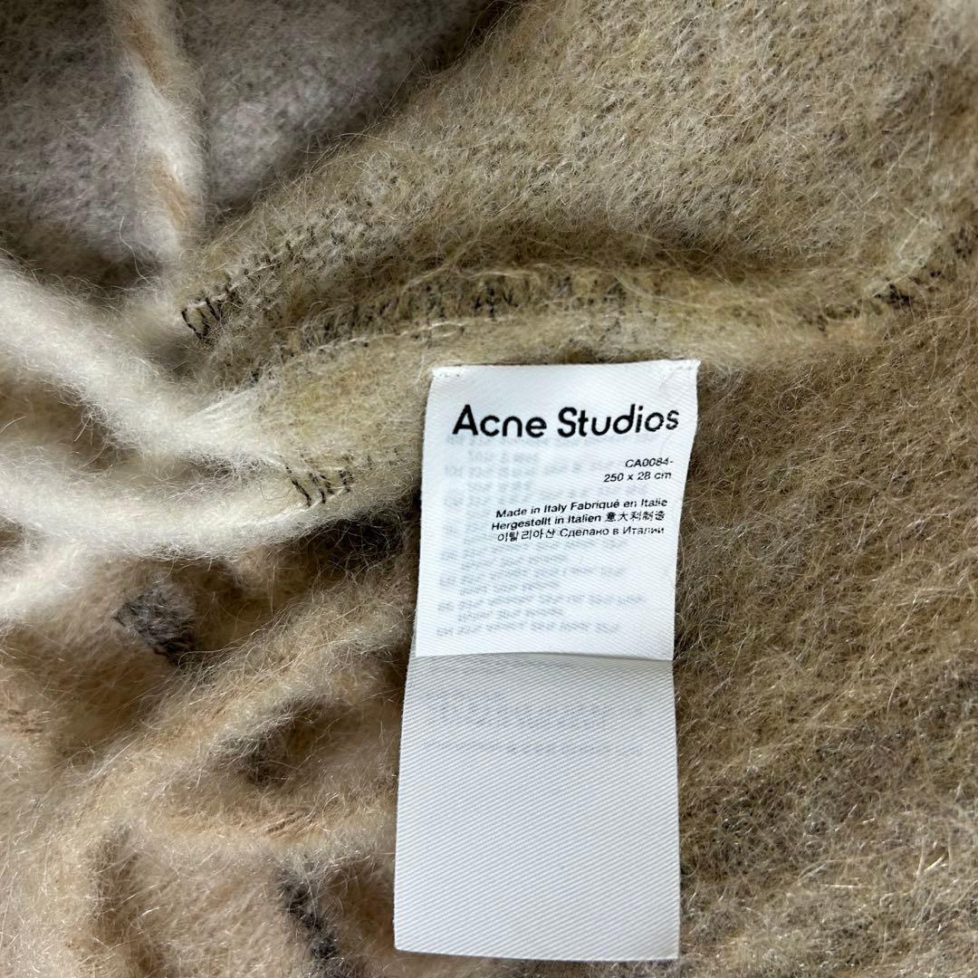 【正規品】Acne Studios チェック　マフラー　ウール