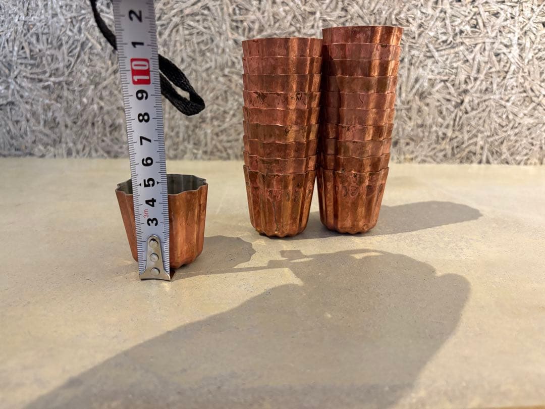 銅製カヌレ型 20個セット