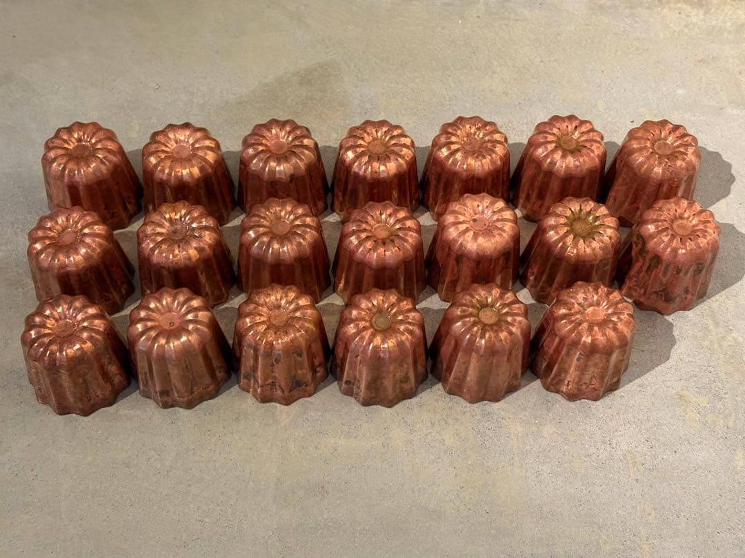 銅製カヌレ型 20個セット