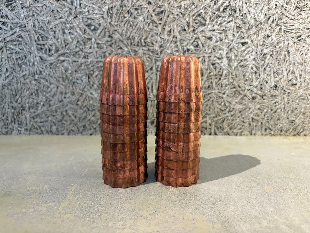 銅製カヌレ型 20個セット