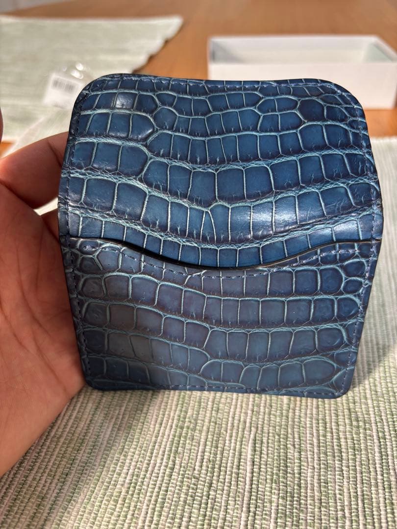 【美品・限定品】WILDSWANS TONGUE 藍染クロコダイル