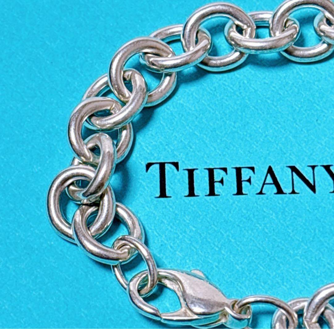 【美品】19cmティファニー リターントゥ オーバルタグ ブレスレット SV