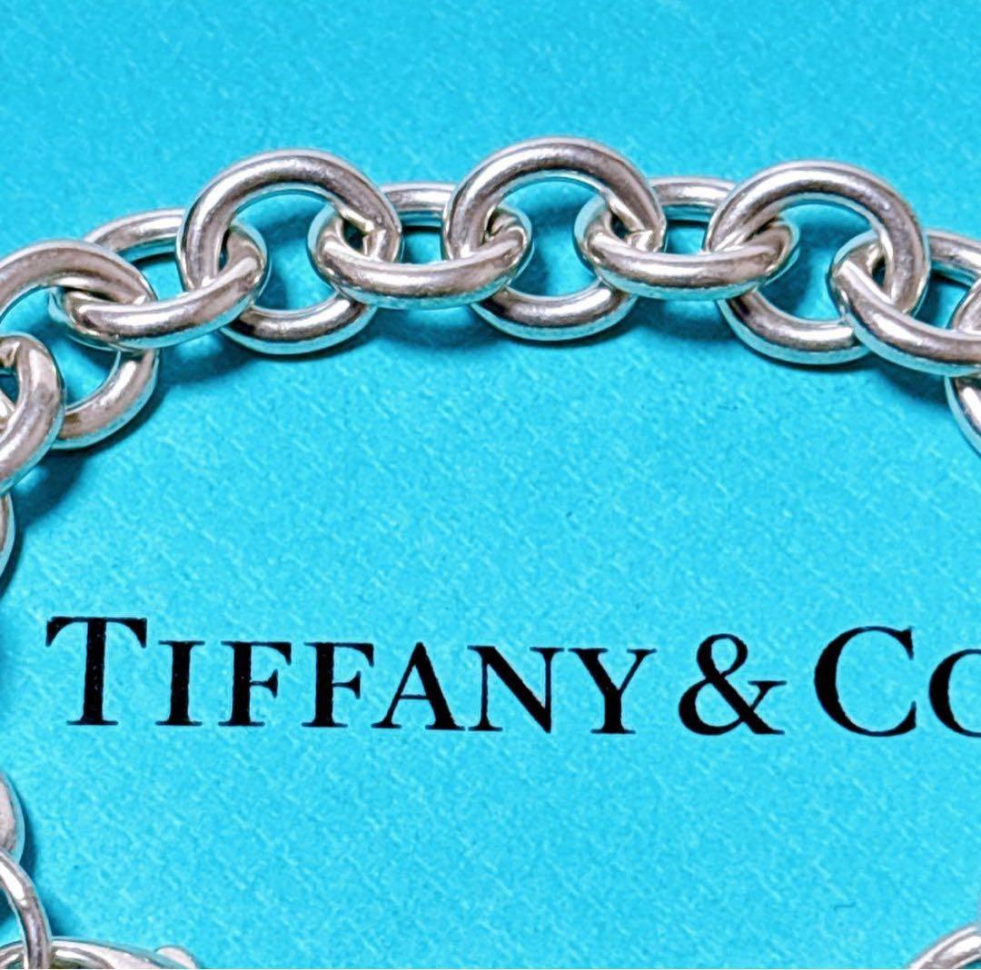 【美品】19cmティファニー リターントゥ オーバルタグ ブレスレット SV