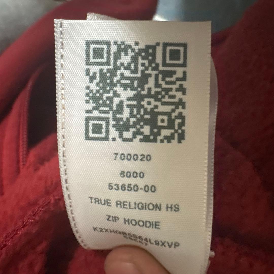 lil loaded着用 TRUE RELIGION ジップパーカー s レッド