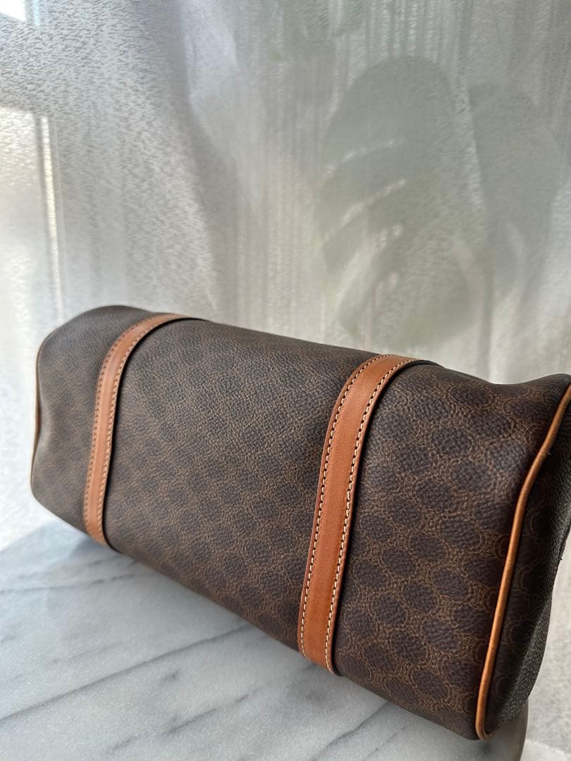 【超美品】セリーヌ　CELINE　　マカダム　ミニボストンバッグ　パピヨン型
