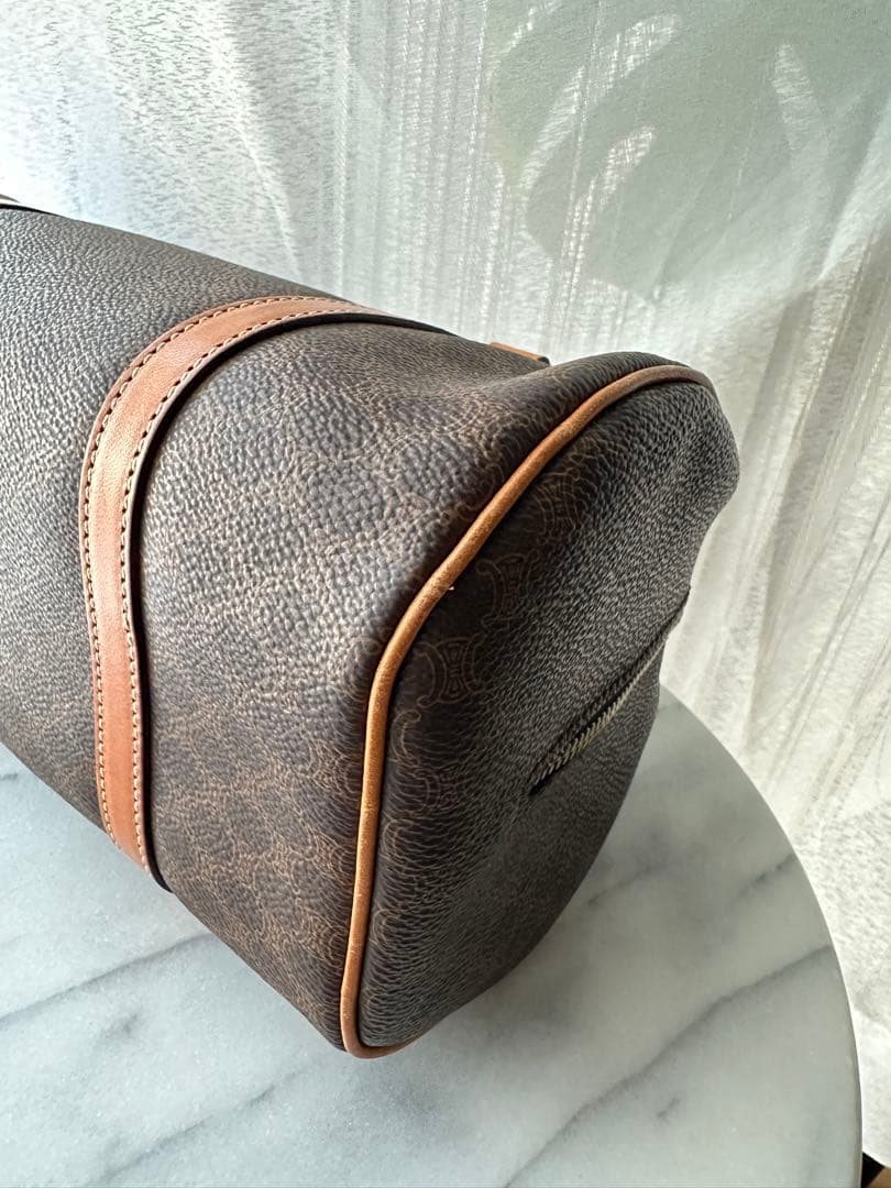 【超美品】セリーヌ　CELINE　　マカダム　ミニボストンバッグ　パピヨン型