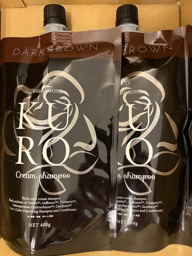 バランローズkuro シャンプー　ダークブラウン