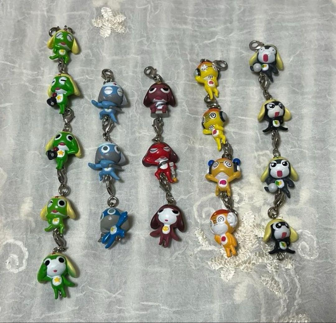 ケロロ軍曹 ケロロ小隊 チャーム ストラップ セット