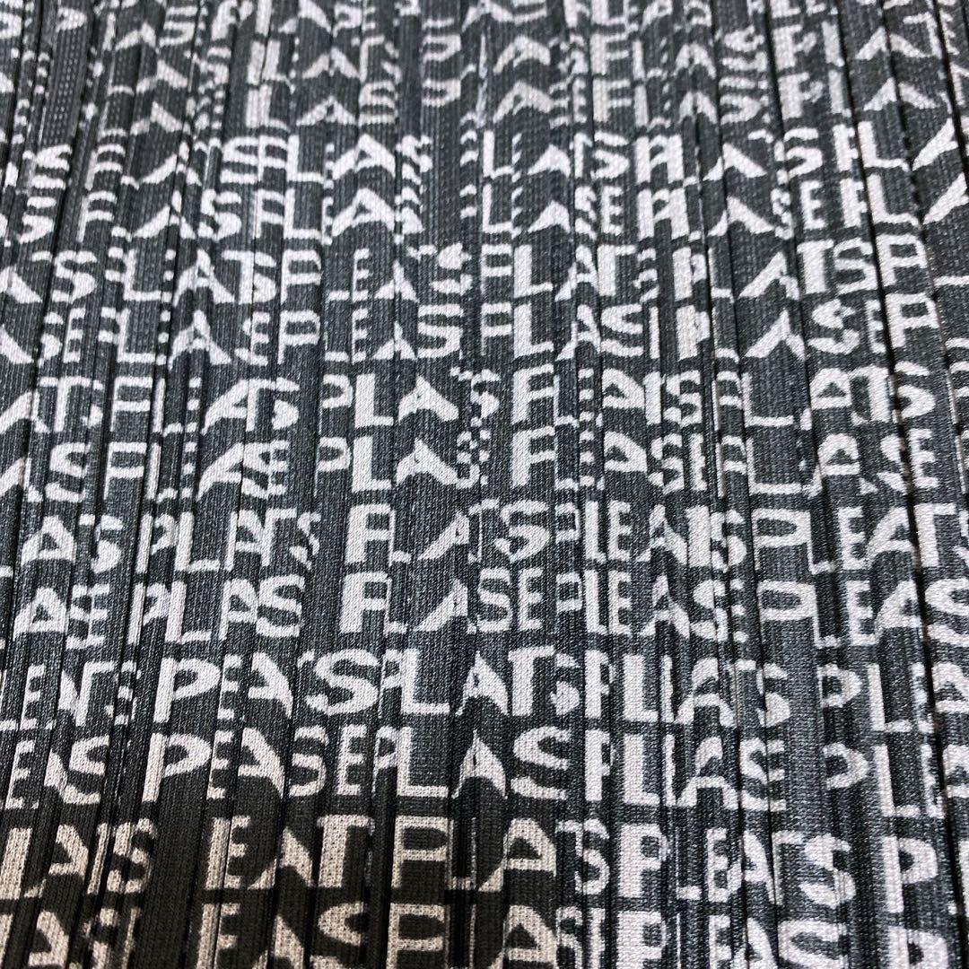 希少デザイン★プリーツプリーズ　セットアップ　イッセイミヤケ　総ロゴ