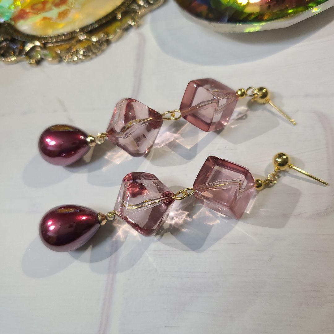 ハンドメイドピアス1910