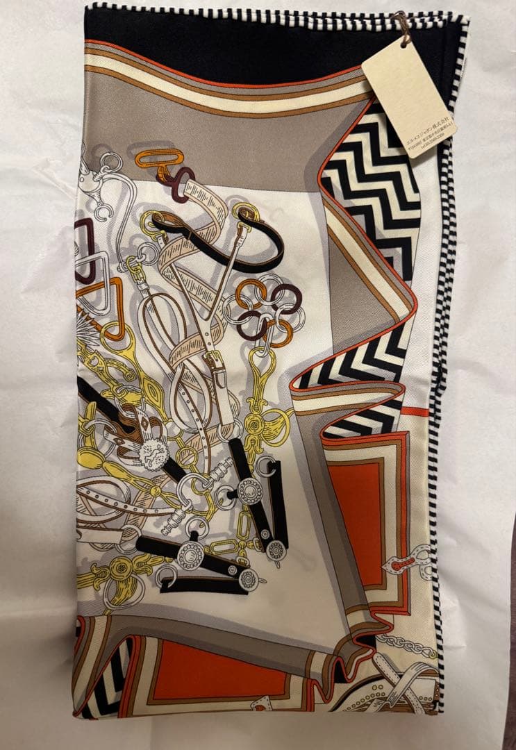 エルメス スカーフ カレ70 鞍職人の花束 シルク 2025春夏　新品未使用