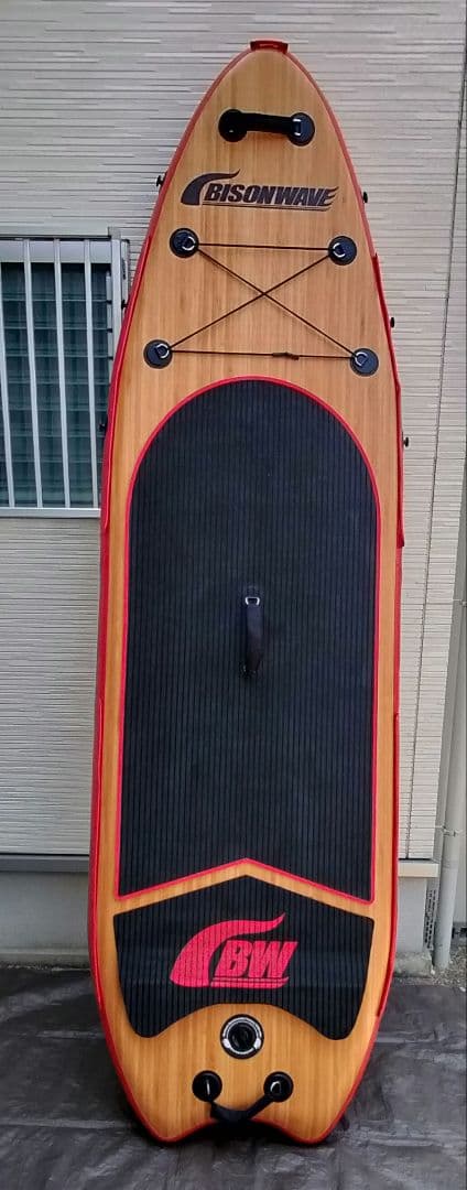 BISONWAVE　BW SUP294ワイド　ウッドレッド