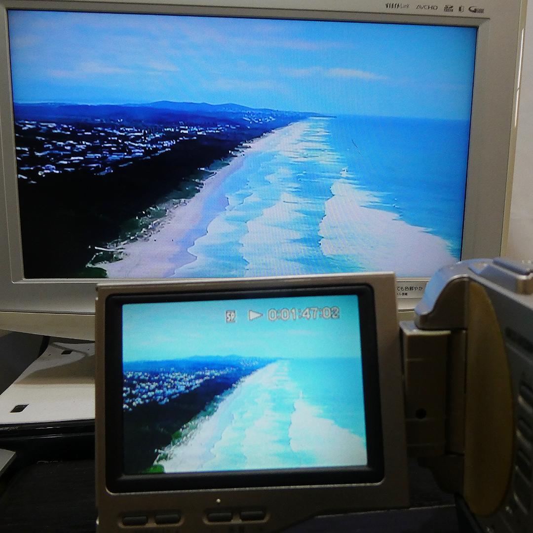 動作品ソニー DCR-TRV10 MiniDVビデオカメラ　DVDダビングに最適