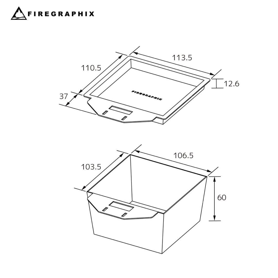 ファイヤーグラフィック <FG052>FGクッカー3点セット 一度使用