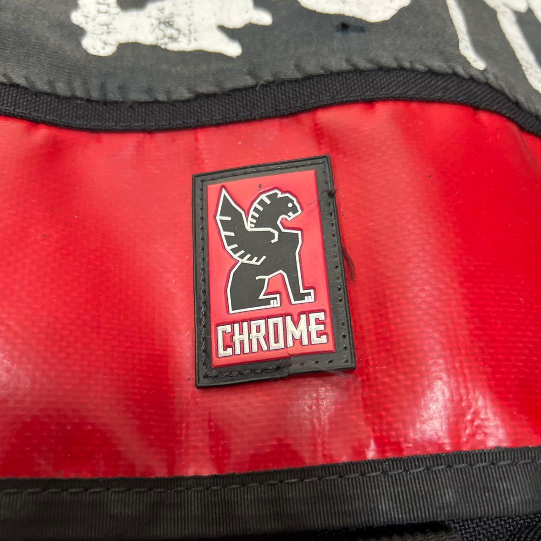 Chrome メッセンジャーバッグ 黒/赤