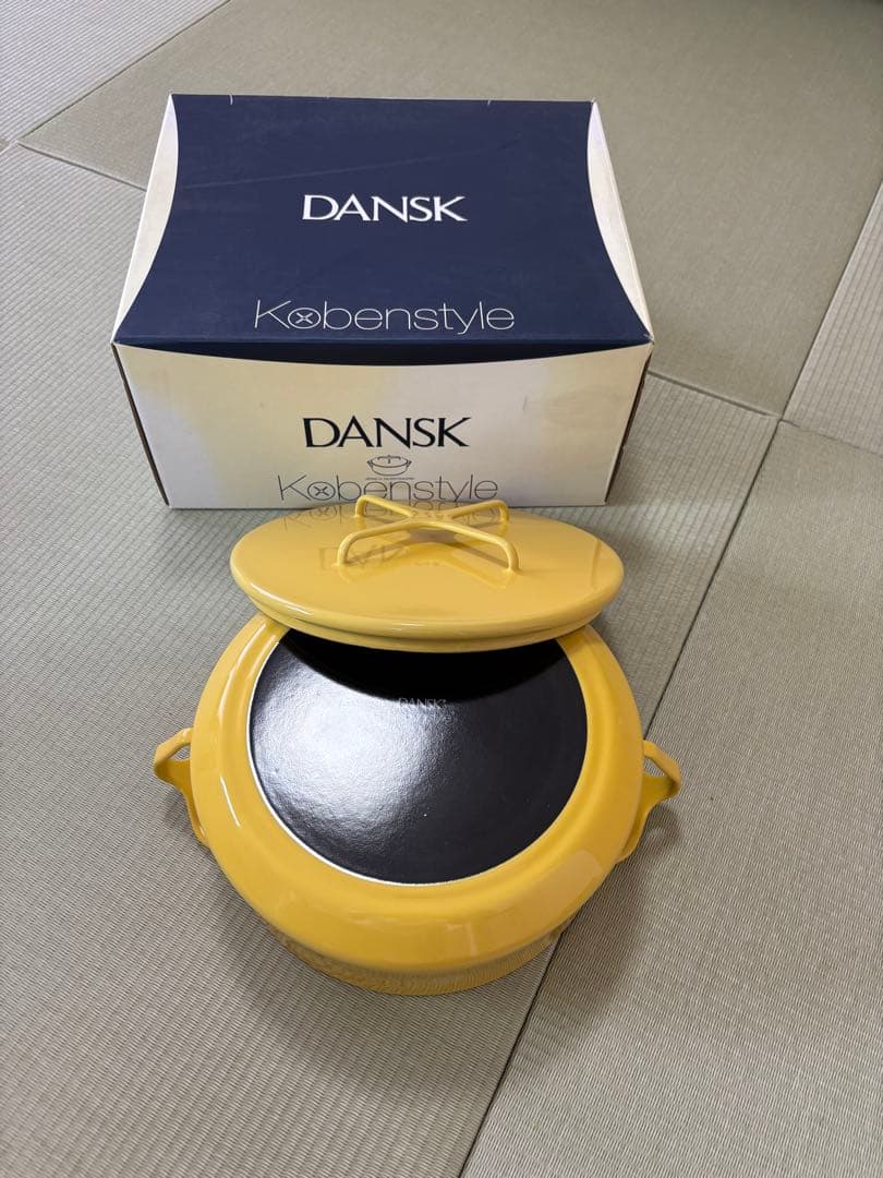 【新品未使用】DANSK ホーロー鍋 23cm 4Qt