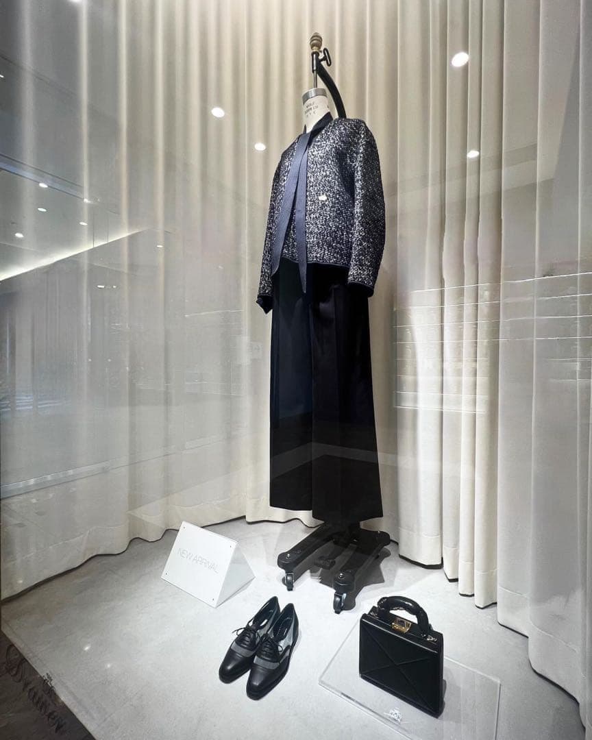 極美品✨️23AW　定価9.9万　ドゥロワー　ツイード プルオーバー ニット　38