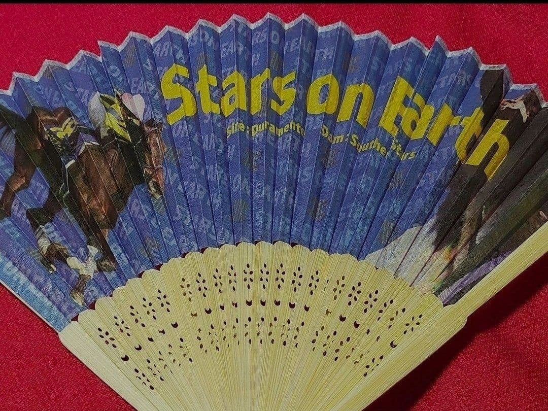 ◆　競馬　JRA　◆　スターズオンアース　◆キーホルダー　ロックグラス　扇子　他