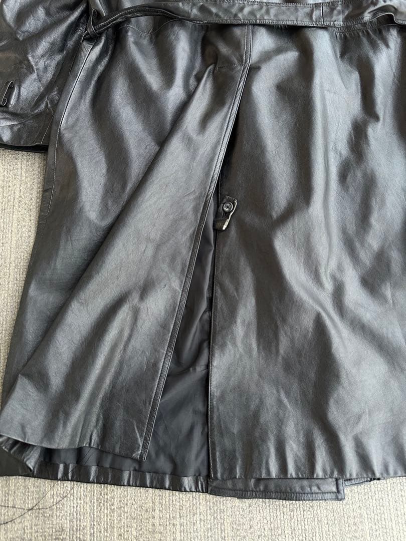 ジャケット・アウター real leather long trench coat