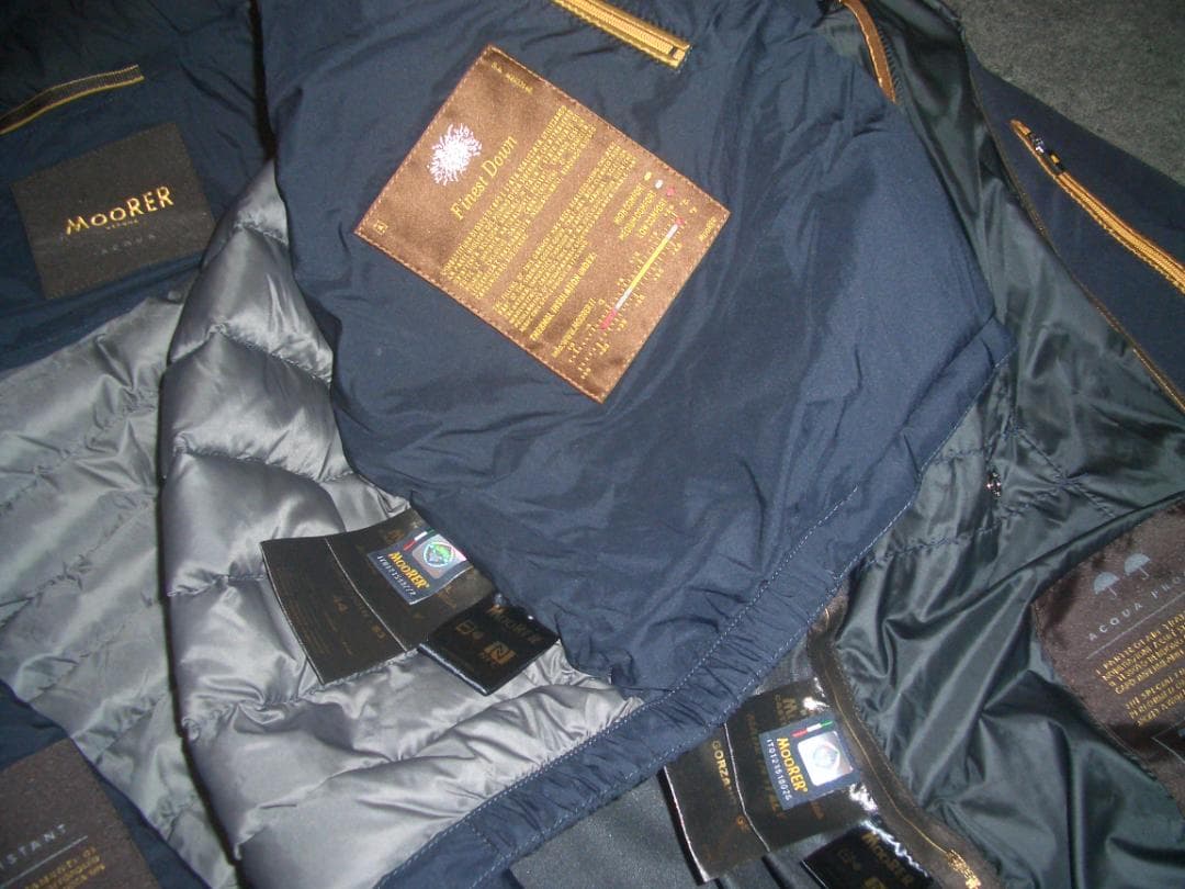 56万円 MooRER ダウンコート 44SM ムーレー チェスターステンカラー